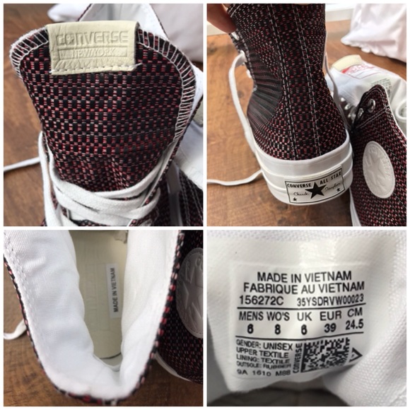 NWT Converse Ctas 70HI NY 4 Tone Grid W AUTHENTIC - Picture 8 of 8